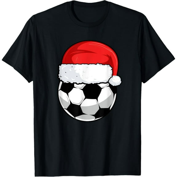 Soccer Christmas Pajama Shirt, Men Women Kids T-Shirt