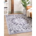 thumbnail image 2 of Rugs.com Francesca Collection Washable Rug – 8' x 10' Light Gray Flatweave Rug Perfect For Living Rooms, Large Dining Rooms, Open Floorplans, 2 of 6