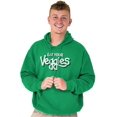 thumbnail image 5 of Eat Veggies Fun Message Vegetarian Hoodie Sweatshirt Women Men Brisco Brands M, 5 of 6