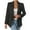 BA-Black, variant on Vacation Sale, BiZtdJrK Womens Blazer 2025 Office Work Jacket Solid Long Sleeve Formal One Button Suit Jackets Business Casual Lapel Cardigans Black XL