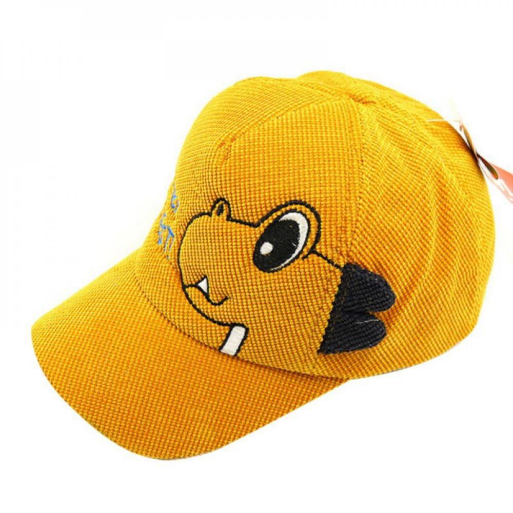 Kids Boy Girl Baseball Caps Cartoon Adjustable Snapback Hip-hop Sports Sun Hats