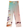 thumbnail image 3 of Thanksgiving Pumpkins Fall Leaves Pajama Pants Loose Pajamas Female Breathable Home Trousers Leisure Sleeping Pants Large Size, 3 of 6