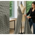 thumbnail image 5 of Soimoi Yellow Cotton Cambric Fabric Black Sketch Floral Printed Fabric 1 Yard 42 Inch Wide, 5 of 7
