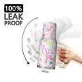 thumbnail image 3 of Pink Breast Cancer and Pioneer Flower Tumbler with Handle and Lid,40oz Double Wall Vacuum Insulated Tumbler,Cups Gift for Women and Men, 3 of 7