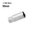 thumbnail image 3 of Ruibeauty 1/4 Pouce Carré 6 Points de Disque Prise Profonde 10mm Outils de Réparation, 3 of 4