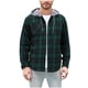 thumbnail image 2 of Seeotter Hooded Flannel Shirt for Men Plaid Shirts Long Sleeve Flannel Jacket Button-Down Shirt Jacket with Hood, 2 of 7