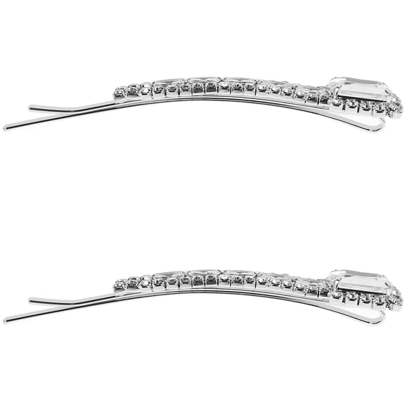 HOMEMAXS 2pcs Rhinestone Hair Clip Bling Hair Barrette Fashion Hair Clip For Women Girl Jewelry Wedding Party Hair Styling Accessories