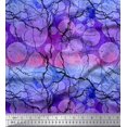 thumbnail image 1 of Soimoi Poly Georgette Fabric Lemon Slice & Texture Print Fabric by the Yard 52 Inch Wide, 1 of 2
