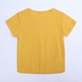thumbnail image 6 of Chenyin Baby Toddler Short Sleeve T-Shirt for Boys Girls Cotton Tees Kids Solid Color Pullover Tops Summer Unisex Crewneck Undershirts for 9M-8T, 6 of 6