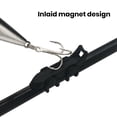 thumbnail image 4 of harmtty Magnetic Fishing Rod Hook Holder with Rubber Rings Easy Installation Reusable Non-slip Fishing Lure Bait Keeper Fishing Tackle,Black, 4 of 8