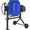 Blue, variant on TABU Electric Cement Mixer,5.0 Cu ft Freestanding Concrete Mixer with Wheels for Stucco/Seeds(Orange)