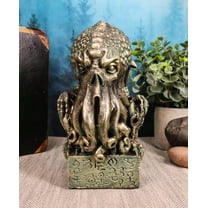 Ebros Ocean Terror The Call of Cthulhu Skull Figurine 7" H Kraken Octopus Statue