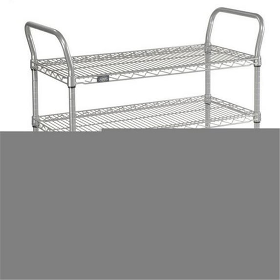Nexel Industries 2130P3CB 21 x 30 x 3 in. Shelf Utility Cart-Polyurethane Caster in Chrome Finish, Chrome
