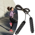 thumbnail image 2 of Weight Rope Battle  Rope Jumpropes Girls  Rope Exercise Training Workout For Counting Weight Loss Black, 2 of 8