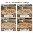thumbnail image 7 of ODIKA 8'x10' Washable Area Rug Navy Rust and Geometric Medallion Intricate Floral Border with Vintage Charm for King Size Bedroom Under Bed, Master Suite, Non-Shedding, Easy Care, 7 of 7