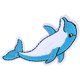 thumbnail image 5 of 20 piezas parches para planchar, parches bordados de delfines para coser, 5 of 5