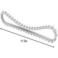 thumbnail image 2 of Gray Tracks Replacement Part, Cleaner Belt for Robotic Pool Cleaners, Restore Traction and Cleaning Efficiency, Part Number 9983152-R2, 2 of 6
