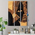 thumbnail image 4 of Tribal Mask Decorative Painting/Canvas Art， Suitable for Decorating Living Room， Bedroom， Office， Dining Room， Study， Hallway， Gallery， Hotel, 4 of 8