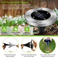 thumbnail image 3 of 4pcs Solar Ground Light Waterproof Buried Light In Ground Path Deck Lawn Patio Light 4LED, 3 of 6
