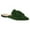 Green, variant on Women Bowknot Pointed Toe Slide Flats Low Chunky Heel Slip on Mules Comfortable Party Office Dress Shoes Size 10 Dark Red