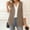 Khaki, variant on Vest for Women Winter Coats for Women Fashion Women Cardigan Collar Sleeveless Casual Coat Blazer Blouse Christmas Gift for Couples for Outdoor Activities and Hiking L