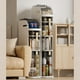 thumbnail image 4 of Torre De Almacenamiento Delgada Alta Estrecha, Gabinete De Almacenamiento De Cajones, Unidad De Almacenamiento Vertical Transparente Almacenamiento Conveniente Para ,, 4 of 7
