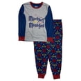 thumbnail image 3 of Harry Potter Women's Gray Mischief Managed Joggers Pajamas Sleep Set, Medium, 3 of 4