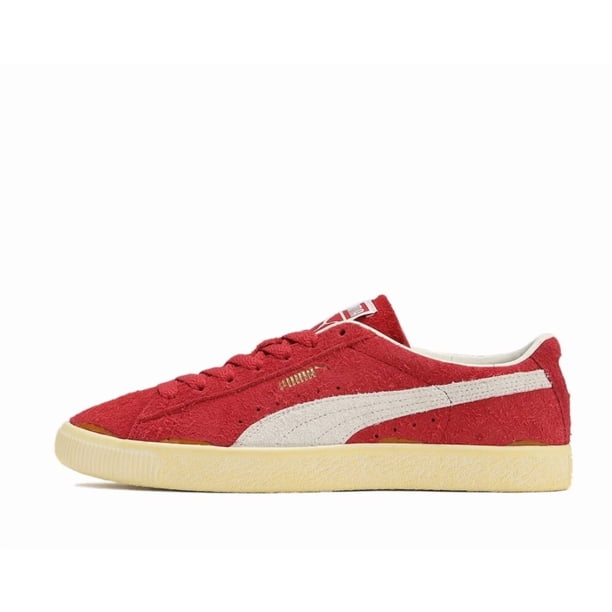PU & MA Suede VTG Neverworn III Warm White-Club Red Vintage men's shoes 396493 01