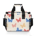 thumbnail image 7 of FORMRS Insulated Cooler Bag 24 Cans Capacity Soft Leakproof Lunch Box with Side Pockets, Red Butterflies, 7 of 7