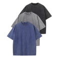thumbnail image 1 of Camiseta Arssm Vintage Oversized, holgada, para hombre, paquete de 3, 1 of 7