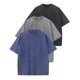 thumbnail image 1 of Camiseta Arssm Vintage Oversized, holgada, para hombre, paquete de 3, 1 of 7