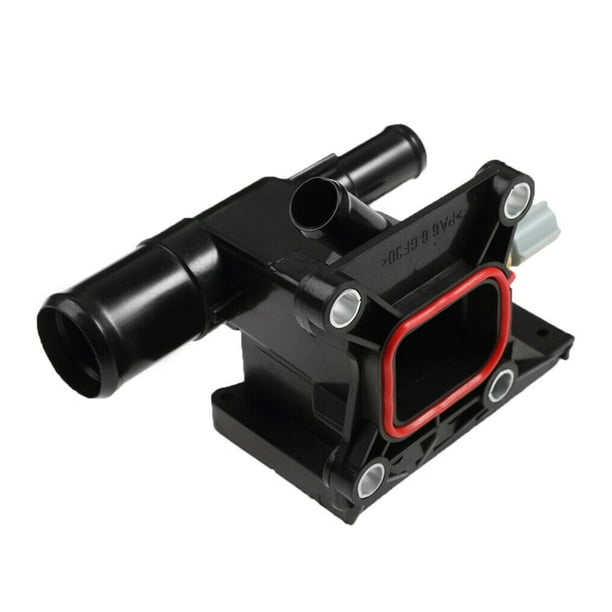 wolftale Black Engine Coolant Water Outlet With Sensor Water Outlet And