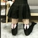 thumbnail image 2 of Minnieouse Calcetines hasta la rodilla Lindo Hermoso Buena elasticidad Tela de terciopelo Medias altas Estilo pijo Manguera de una sola para fiesta Medias Rosado Calcetín negro Minnieouse AP008234-03B, 2 of 6