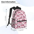 thumbnail image 4 of Lsque Bike with Donut Wheels Classic Casual Backpack - Large Capacity Water-Resistant Backpack for School, Work, Travel, and Outdoor Activities, 4 of 8
