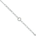 thumbnail image 2 of Sterling Silver Rhodium-Plated Paperclip Cz Circle With 1In Ext. Bracelet (Width 5.25) (Length 8) - Jbsp, 2 of 5