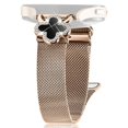 thumbnail image 1 of For Garmin Approach S40 Forerunner 158 Milanese Band Clover Decor Electroplated Stainless Steel Stra, 1 of 5