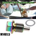 thumbnail image 4 of M14x1.5 Car Engine Magnetic Oil Drain Plug Screw Nut Bolt Sump Nut Z9C3, 4 of 8