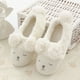 thumbnail image 1 of Pantuflas de Felpa con Estampado Animal para Mujer 26,5-27,5 cm, Pantuflas de algodón para casa con tacón en forma de bolso de dibujos animados, Pantuflas pequeñas bordadas en forro polar y algodón brillar Electrónica, 1 of 5