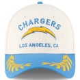 thumbnail image 2 of Men's New Era  Cream/Powder Blue Los Angeles Chargers 2025 NFL Draft 39THIRTY Flex Hat, 2 of 5