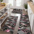 thumbnail image 2 of Pioneer Flower Floral Print Pattern Kitchen Rugs Sets Of 3,Kitchen Runner Rugs Non Skid Washable,Decorative Kitchen Floor Mats for Kitchen,Sink,Laundry,17"x30"+ 17"x47" + 17"x59", 2 of 6