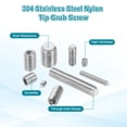 thumbnail image 4 of 8 Pcs Vis de Finition en Nylon M4x8mm, Vis en Acier Inoxydable 304, 4 of 6
