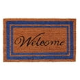 thumbnail image 2 of Home & More Border Welcome Coir Outdoor Doormat, 2 of 2