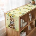 thumbnail image 6 of Table Runners 72 Inches Long Dress Scarves, Lemons Cats Farmhouse Kitchen Table Runner, Coffee Tablerunners, Summer Rustic Botanical Fruits Yellow 14x72 Inch, 6 of 9