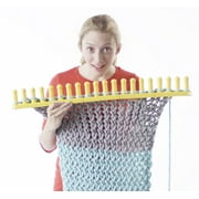 Authentic Knitting Board Zippy Loom, Jumbo Peg Knitting Loom