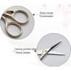thumbnail image 3 of Professional Eyebrow Scissors/Silk Scissors Stork Scissors(4.5 Inches, Gold) Ormromra WRMH-490, 3 of 6