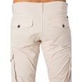 thumbnail image 4 of Jack & Jones Paul Flake Tapered Cargo Trousers, Beige, 4 of 5