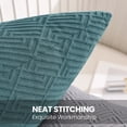 thumbnail image 4 of JIATER Pack of 2 Throw Pillow Covers Soft Decorative Pillow Covers,18x18,Peacock Blue, 4 of 6