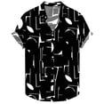 thumbnail image 5 of VgaVtl Button up Collared Shirts for Men Summer Short Sleeve Mens Shirts Retro Vacation Graphic Casual, 5 of 6