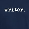 thumbnail image 3 of CafePress - Writer. (White Text) Dark T Shirt - Men's Classic Graphic Cotton T-Shirt, 3 of 4