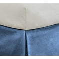 thumbnail image 3 of D.N.G. BEDDINGS 1 Piece Split Corner Tailored Bed Skirt, 12 Inch Deep Pocket, 800 Thread Cotton 100% Egyptian Cotton, King Size (76" x 80") Inch, Solid Medium Blue, 3 of 3